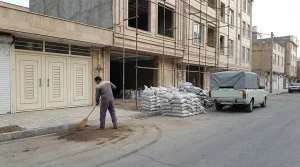 حمل مصالح و نخاله در شهر