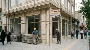 مجوز لازم برای کار روی نما و پیاده رو