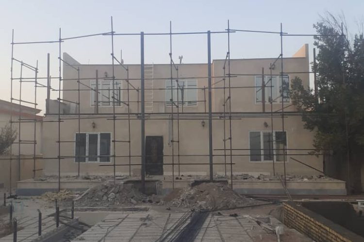 داربست آلفا | نمونه کار کفراژ فلکه اول زعفرانیه | داربست در کرج | داربست فلزی در کردان | داربست ارزان در کرج